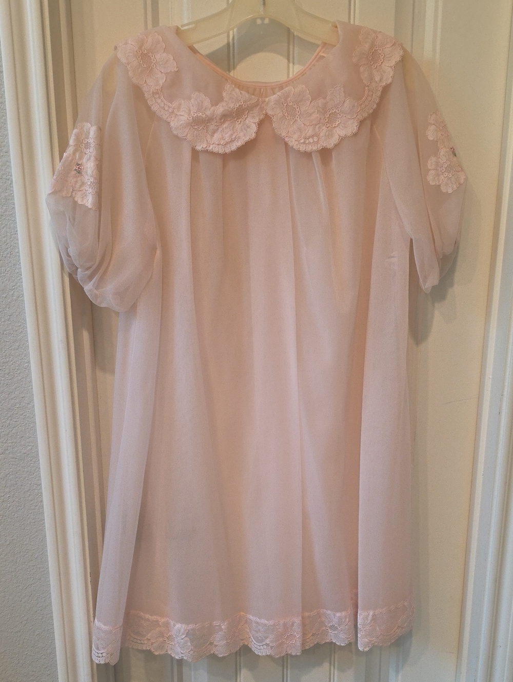 Vintage Shadowline Women Small Short Peignoir